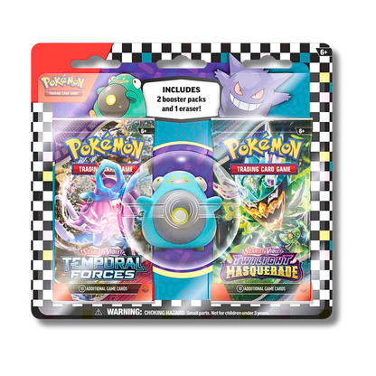 Pokemon Eraser 2-pack Blister