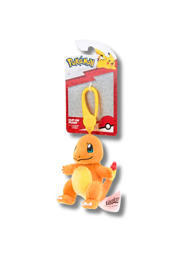 Pokémon Clip-On Pluche - Charmander