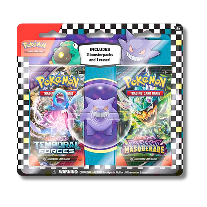 Pokemon Eraser 2-pack Blister