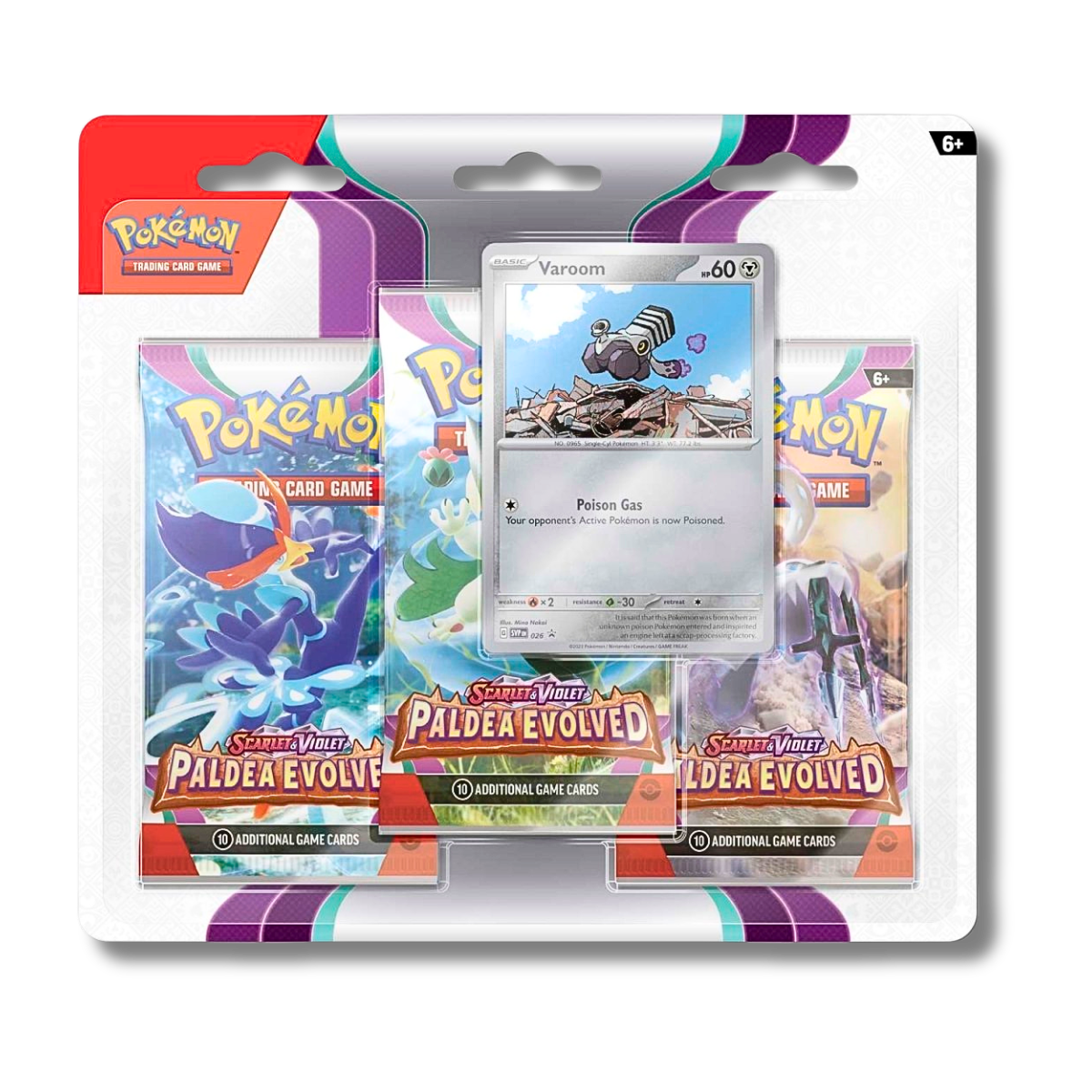 Pokémon Paldea Evolved 3-Pack Blister