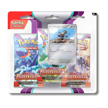 Pokémon Paldea Evolved 3-Pack Blister